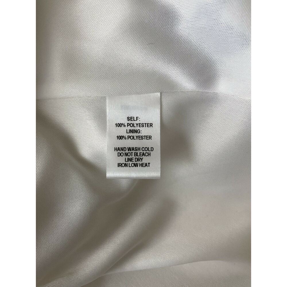 LULUS Women's Blue White Embroidered Tale To Tell Shift Dress Size Small Lined - Picture 9 of 10